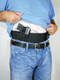 PSP Products Large Black Nylon Belly Band Holster with Extra Mag Pockets