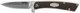 Old Timer Knife Slim Drop - Compact Stainless Steel Blade with Thermoplastic Rubber Handle