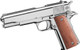 Rock Island Armory GI Standard FS 38 Super Semi-Auto Pistol with Nickel Finish and 5-Inch Barrel