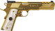 Iver Johnson Eagle XL Ported .45 ACP Semi-Auto Pistol with 6-inch Barrel and 24K Gold Finish GIJ40