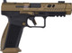 Canik TTI Combat 9mm Pistol with 4.6-inch Fluted Barrel and Flat Dark Earth Slide