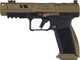 Canik TTI Combat 9mm Pistol with 4.6-inch Fluted Barrel and Flat Dark Earth Slide