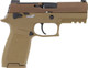 SIG Sauer P320 M18 9mm Semi-Auto Handgun with Night Sights and Optic Compatibility