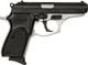 Bersa Thunder 22LR FS Semi-Auto Pistol with Nickel Frame and Black Slide