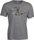 Browning XX-Large Heather Gray Short Sleeve T-Shirt with Front Printed Graphics