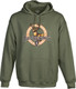 Browning Vintage Emblem Hoodie in Green, XX-Large