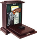 PSP Products RGC Solid Wood Concealment Box with Quartz Clock and Gun Storage