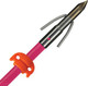 AMS Bowfishing Pink Arrow with Fiberglass Shaft and Safety Slide - 36 Inches