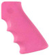 Hogue AR-15 Rubber Grip Handle in Pink with Finger Grooves Part #15007