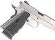 Pachmayr Diamond Pro 1911 Grip - Rubber, Black Matte, Low Profile Finger Grooves