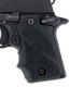 Hogue Grips for SIG Sauer P238 - Wrap Around Over Molded Rubber with Finger Grooves in Black Matte