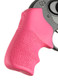 Hogue Tamer Rubber Grip for Ruger LCR and LCRx Models in Pink - Part 78027