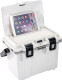 Pelican Cooler IM 14 Quart White/Gray - Durable Injection Molded Design with Easy Carry Cut-Out and Bottle Cap Magnet