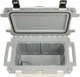 Pelican IM 70 Quart Cooler with White and Gray Finish and Built-In Features