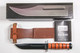 Ka-Bar Single Mark 7-Inch Stainless Steel Blade Knife with Leather Handle and Sheath
