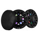 DS18 NXL-IQ6 6.5 inch 2-Way Coaxial Marine Speakers with Digital LED Lights and Bullet Tweeter - Black