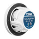 DS18 NXL-IQ6/WH 6.5-inch 2-Way Coaxial Marine Speakers with Digital LED Lights and Bullet Tweeter - White