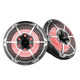 DS18 CF-10M Hydro 10-inch 2-Way Marine Speakers with Bullet Tweeter and RGB LED Lights - Carbon Fiber