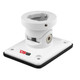 DS18 HYDRO Universal Flat Swivel Mount - White for Marine and Off-Road Applications