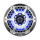 DS18 HYDRO 6.5-inch 2-Way Marine Speakers with RGB LED Lights – Black Carbon Fiber, 300W Peak Power