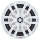 DS18 Hydro 8-Inch 2-Way Marine Speakers with RGB LED Lights - White, 375W RMS Power