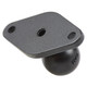 RAM Mounting Systems RAM-B-238U Marine Grade Aluminum Base with 1" Rubber Ball