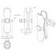 RAM Mounting Systems RAM-201U Double Socket Arm for 1.5-Inch Ball Bases