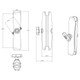 RAM Mounting Systems RAM-201U-D Long Double Socket Arm for 1.5-Inch Ball Bases