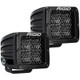RIGID Industries D-Series Pro Spot Diffused Midnight Surface Mount – Pair