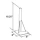 RAM Mounting Systems RAM-VBD-122-SW1 Universal Drill-Down Laptop Mount for Vehicles