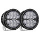 RIGID Industries 360-Series RGBW 6-Inch Offroad Lamp Drive Beam with RGBW Backlight Pods – Set of 2