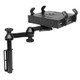 RAM Mount Universal Flat Surface Vertical Drill-Down Vehicle Laptop Mount Stand with Adjustable Tray and Articulating Arms