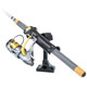 RAM Mounting Systems RAM Tube Jr. Fishing Rod Holder with 6 Inch Post and Versatile Mounting Base
