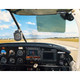 RAM Mounting Systems RAM-B-166-326-VIS-G1U Suction Cup Mount with Dark Green Sun Visor - 50% Tint