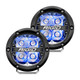 RIGID Industries 360-Series 4" LED Off-Road Spot Beam with Blue Backlight - Black Housing