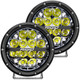 RIGID Industries 360-Series 6-Inch LED Off-Road Fog Light with White Backlight - Black Housing