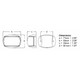 Hella Marine NaviLED Port & Starboard Pair - 2 Nautical Miles with Colored Lens and White Housing