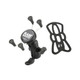 RAM Mounting Systems X-Grip Phone Mount with 9mm Angled Bolt Head Adapter for Motorcycles and Vehicles