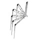 Minn Kota Raptor 8' Shallow Water Anchor - Silver | Heavy Duty Hydraulic Anchor for Boats