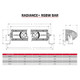 RIGID Industries Radiance+ 50-Inch RGBW Light Bar – Versatile Off-Road LED Lighting System