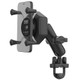 <p><strong>RAM X-Grip Phone Mount with Vibe-Safe  U-Bolt Base - Medium</strong></p><p>The RAM X-Grip Phone Holder with Ball  RAM Vibe-Safe Adapter (RAM-HOL-UN7B-462) is a combination of the RAM X-Grip Phone Mount with Handlebar U-Bolt Base and the...
