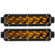 RIGID Industries 6-Inch SR-Series SAE Compliant Fog Light with Yellow Light - Black