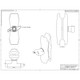 RAM Mounting Systems RAM-D-201U-MI1 Double Socket Arm with Jam Nut for 2.25-Inch Ball Bases