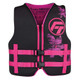 Full Throttle Youth Rapid-Dry Life Jacket - Pink and Black, Part 142100-105-002-22