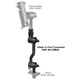 RAM Mounts Adjustable Adapt-a-Post 13.5-Inch Extension Arm – Versatile Fishing Rod Mount Accessory