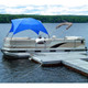 <p><strong>Pontoon Gazebo -</strong><strong>Pacific Blue</strong></p><p>A quick and easy way to gain additional shaded area on your pontoon boat. Top accommodates both 96" and 102" wide boats and extends out to 8ft. of coverage. Constructed from H...