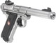 Ruger Mark IV Target .22 LR Semi-Auto Pistol with Threaded Barrel and Adjustable Sights