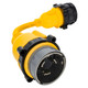 Camco 50 Amp to 30 Amp Power Grip Marine Locking Adapter - 12 Inch M-Lock to F-Lock Cord