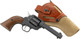 Ruger Wrangler Cowpoke .22 LR Revolver with Cobalt Blue Finish and Desantis Ambi Cowboy Holster