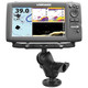 RAM Mounting Systems Ram Mount Universal D Size Ball Mount with Short Arm for 9-12 Inch Fishfinders and Chartplotters
